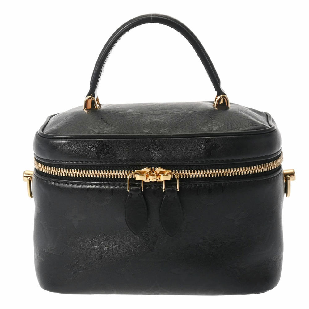 Louis Vuitton Monogram Ink Vanity Black Leather Handbag